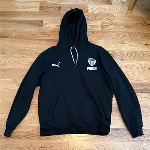 Puma Men's Black Logo Hoodie